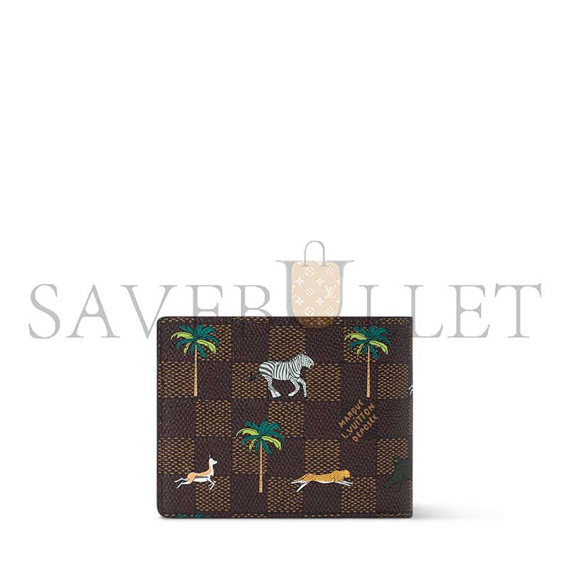 LOUIS VUITTON MASTER MULTIPLE WALLET X THE DARJEELING LIMITED N40870 (11.5*9*1.5cm)